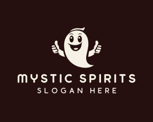 Halloween Ghost Spirit logo design