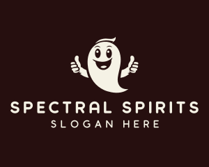 Halloween Ghost Spirit logo design