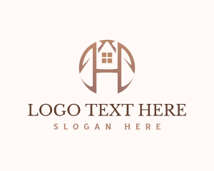 Mortgage - Real Estate Letter H Monogram logo design