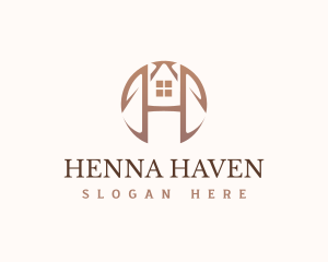 Real Estate Letter H Monogram logo design