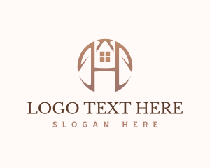 Construction - Real Estate Letter H Monogram logo design