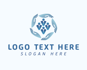 Human - Business People Hand logo design