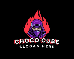 Fire Ninja Hoodie Gaming Logo
