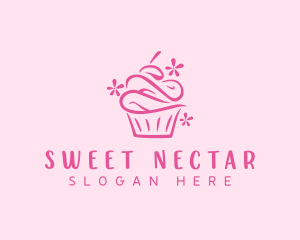 Cupcake Pastry Dessert  logo design