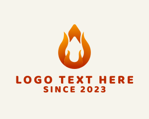 Heating - Fire Safety Symbol logo design