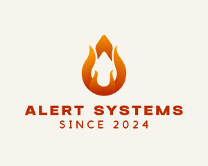 Fire Safety Symbol logo design