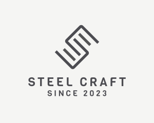 Steel - Minimalist Steel Construction logo design