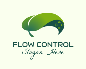 Leaf Game Controller logo design