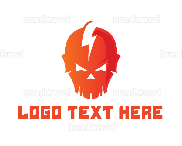 Lightning Skull Gaming Logo