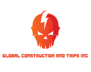 Halloween - Lightning Skull Gaming logo design