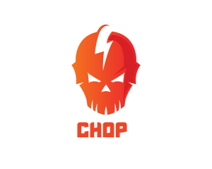 Engine - Lightning Skull Gaming logo design