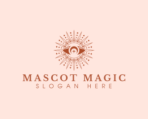 Moon Eye Mystical logo design