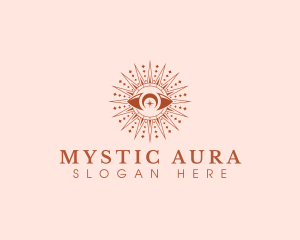 Moon Eye Mystical logo design