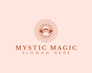 Moon Eye Mystical logo design