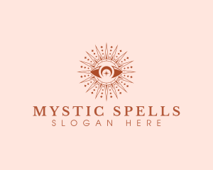 Moon Eye Mystical logo design