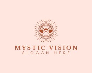 Moon Eye Mystical logo design