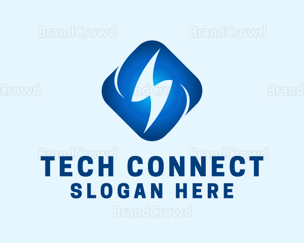 Blue Lightning Voltage Logo