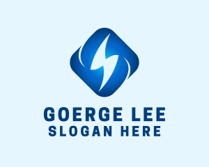 Electrical - Blue Lightning Voltage logo design