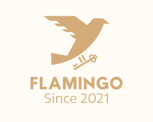 Flying - Flying Bird Key logo design