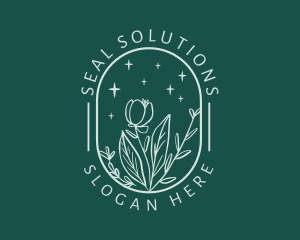 Seal - Elegant Flower Nature logo design