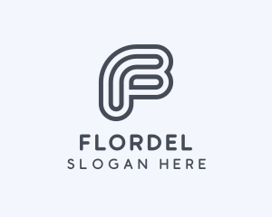 Generic Brand Letter F logo design