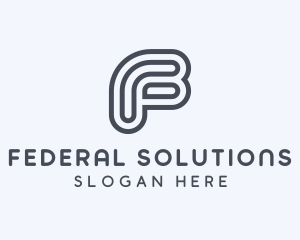 Generic Brand Letter F logo design