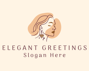 Elegant Beautiful Lady  logo design