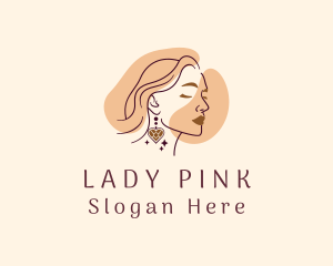 Elegant Beautiful Lady  logo design