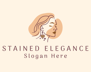 Elegant Beautiful Lady  logo design