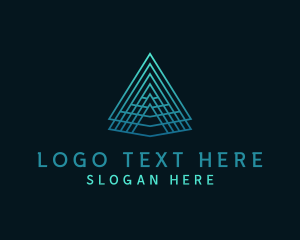 Creative - Tech Pyramid Developer logo design