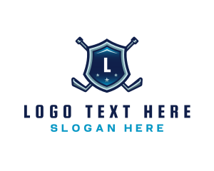 League - Hockey Team Sports logo design
