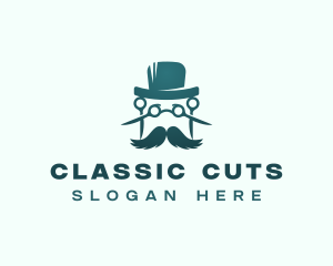 Haircut Stylist Barbershop logo design