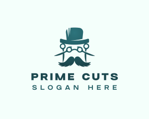 Haircut Stylist Barbershop logo design