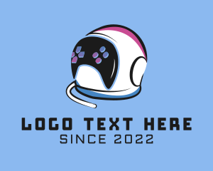 Online Game - Space Astronaut Arcade logo design