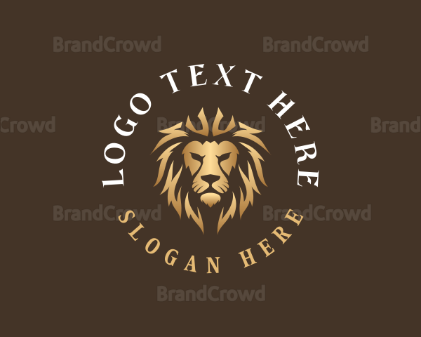 Lion Crown Luxury Logo