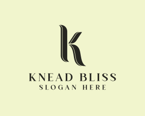 Elegant Business Letter K logo design