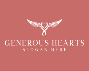 Philanthropy - Guardian Angel Heart logo design