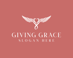 Philanthropy - Guardian Angel Heart logo design