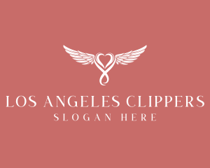 Guardian Angel Heart logo design