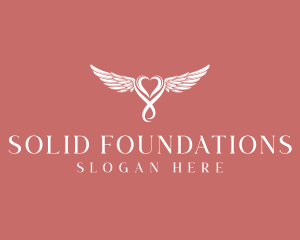 Guardian Angel Heart logo design