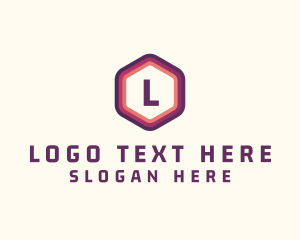 Emblem - Creative Hexagon Agency logo design