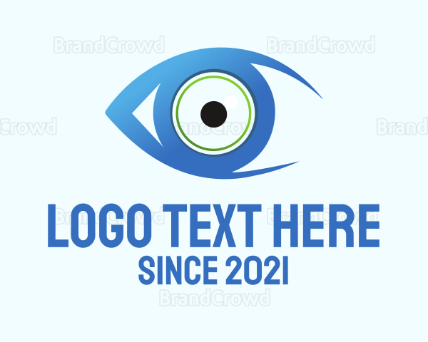 Blue Eye Ophthalmologist Logo