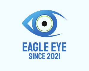 Watching - Blue Eye Ophthalmologist logo design