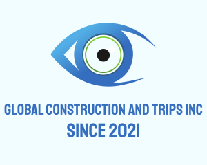 Eye Ball - Blue Eye Ophthalmologist logo design
