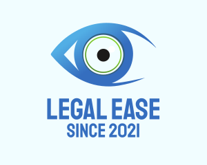 All Seeing Eye - Blue Eye Ophthalmologist logo design