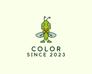 Bowtie Bug Insect Logo