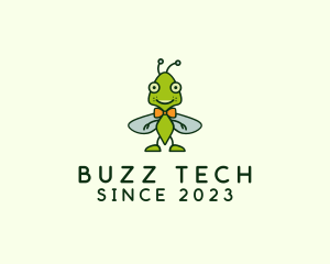 Bug - Bowtie Bug Insect logo design