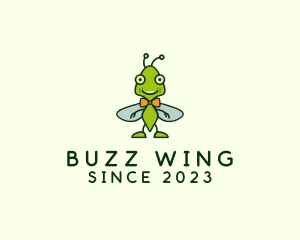 Insect - Bowtie Bug Insect logo design