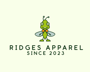 Bowtie Bug Insect logo design