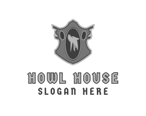 Howl - Medieval Wolf Howl logo design